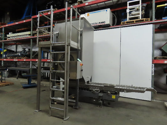 Smalley 48x48x78"  Bin Hoppers Stainless Steel Food Grade W/10' Shaker Separator