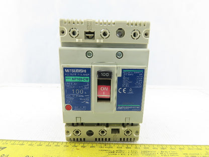 Mitsubishi Electric NF100-CW No-Fuse Breaker 220VAC 100A 3Pole Cat A