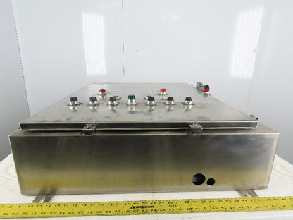 Hoffman A-36HS3108SSLP 31x36x8" Stainless Steel Type 4,12 Electrical Enclosure