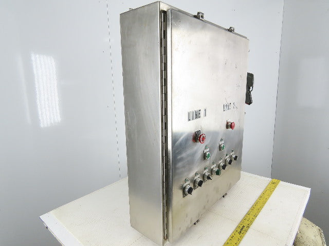 Hoffman A-36HS3108SSLP 31x36x8" Stainless Steel Type 4,12 Electrical Enclosure
