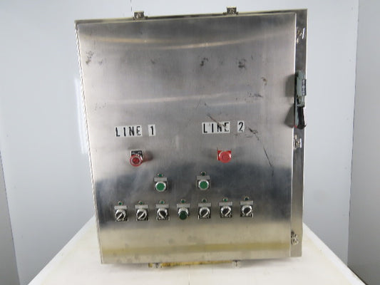 Hoffman A-36HS3108SSLP 31x36x8" Stainless Steel Type 4,12 Electrical Enclosure