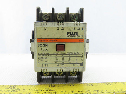 Fuji Electric 4NC2H0 Contactor 200-220V 60Hz 3 PH