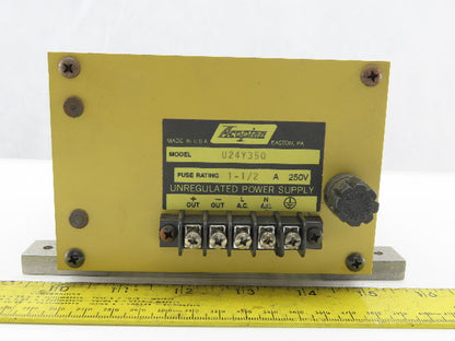 Acopian U24Y350 Power Supply Fuse Rating 1-1/2A 250V