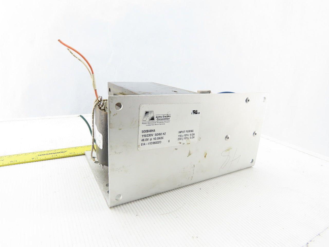 ACME Electric Corp. 500B48HA Linear Power Supply 115/230V 50/60Hz