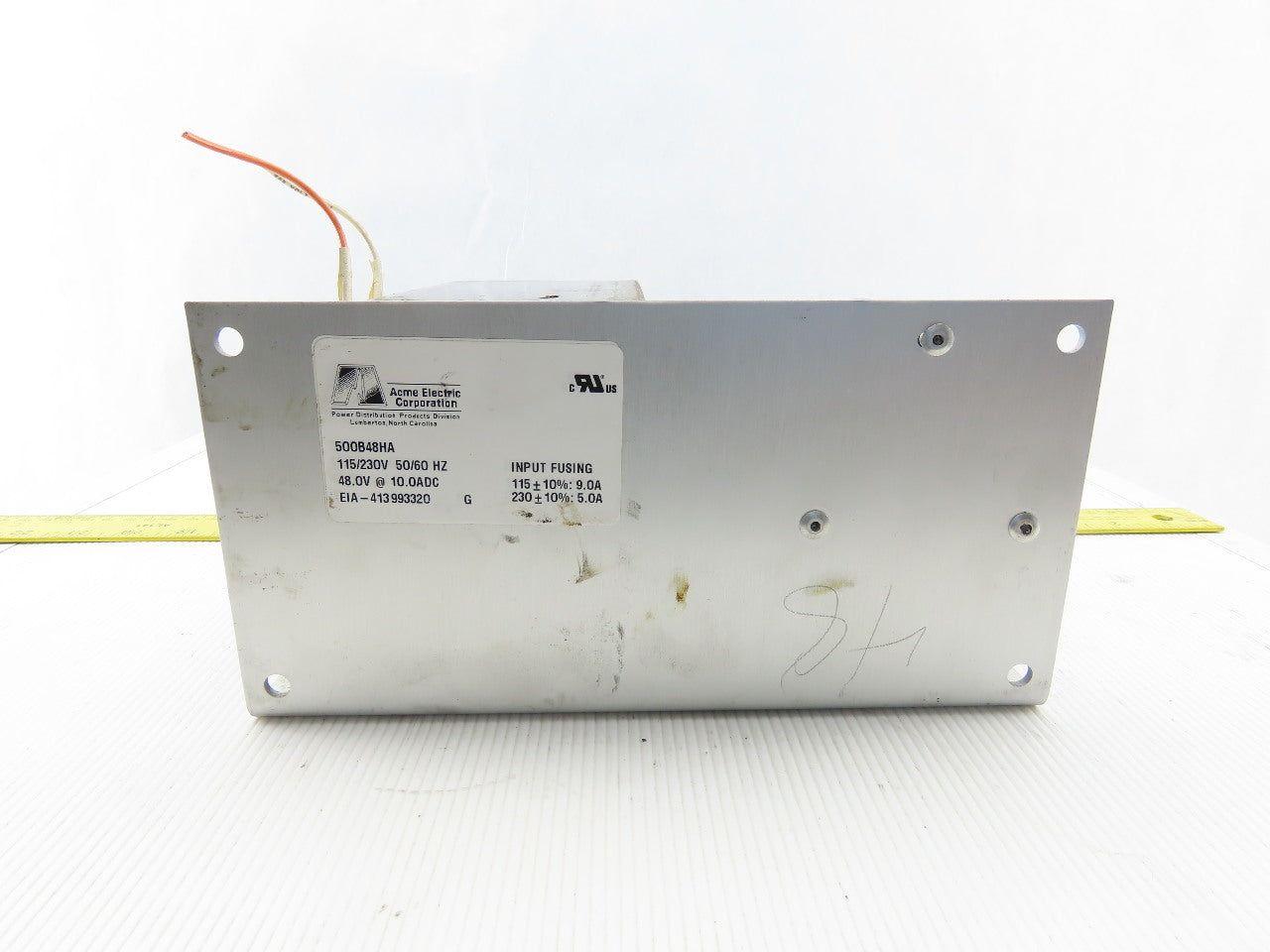 ACME Electric Corp. 500B48HA Linear Power Supply 115/230V 50/60Hz