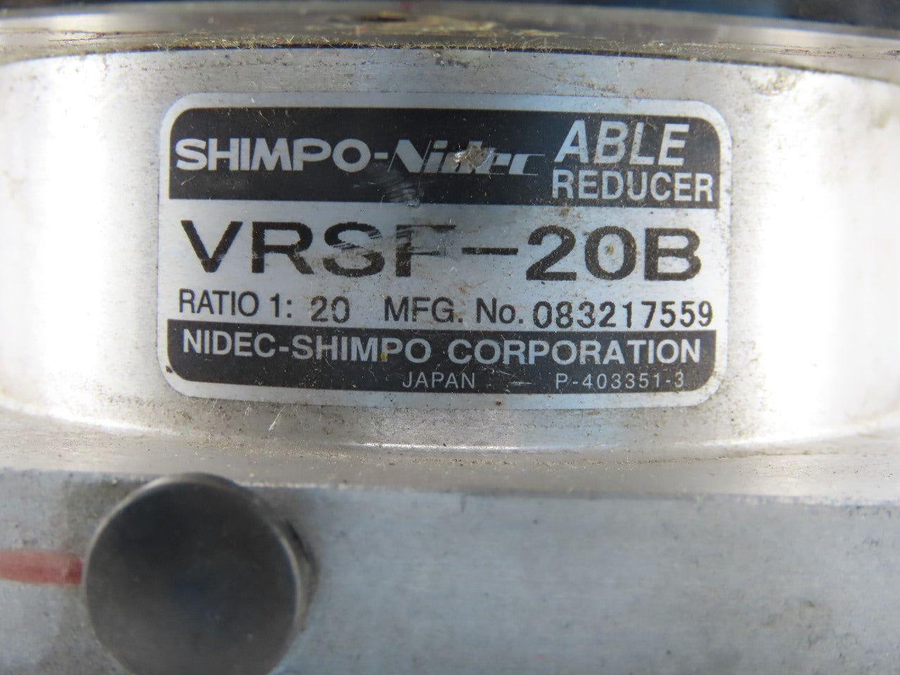 Nidec VRSF-20B Able Reducer 20:1 Ratio Gearhead Motor 165VDC Encoder
