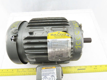 Baldor  M3582T 1Hp AC Electric Motor 230/460V 1140RPM 145T Frame