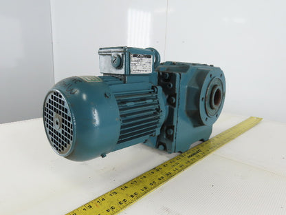 BAUER 1Hp Gear Motor Hollow Thru Shaft 230/460V 3Ph 11.5 RPM {bs30-84}/d08ma4/am