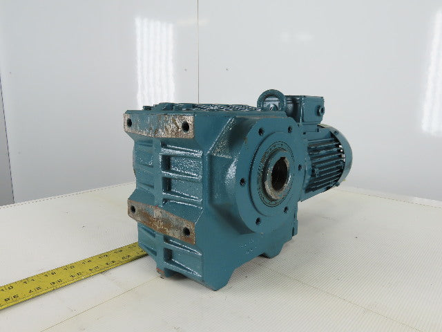 BAUER 1Hp Gear Motor Hollow Thru Shaft 230/460V 3Ph 11.5 RPM {bs30-84}/d08ma4/am