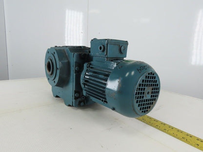 BAUER 1Hp Gear Motor Hollow Thru Shaft 230/460V 3Ph 11.5 RPM {bs30-84}/d08ma4/am
