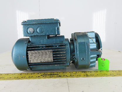 Sew DFT80K4 51.70:1 Ratio .75Hp 230/460V Parallel Gear Motor