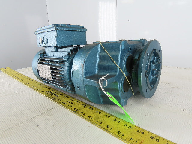 Sew DFT80K4 51.70:1 Ratio .75Hp 230/460V Parallel Gear Motor