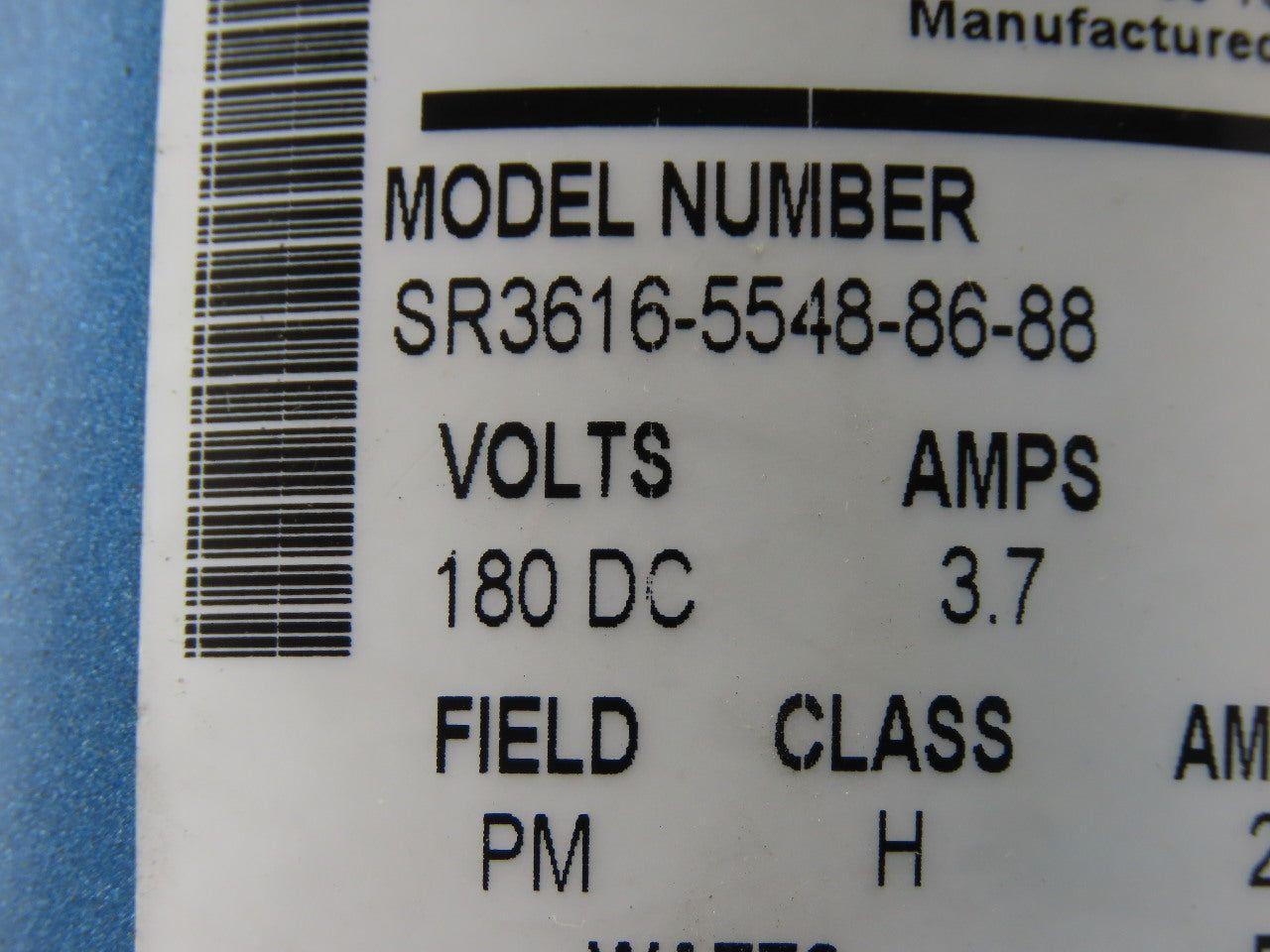 Specma SR3616-5548-86-88 .75Hp 180VDC Motor Gear Reducer Assembly