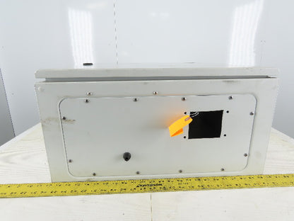 Schneider NSYS3D6630P 600mmx600mmx300mm Electrical Enclosure Hinged W/Back Plate