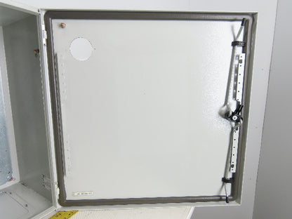 Schneider NSYS3D6630P 600mmx600mmx300mm Electrical Enclosure Hinged W/Back Plate