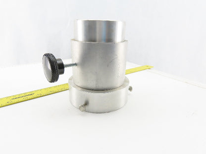03167A0277 4" x 3-1/2" Rigid Duct Hose Radial Twist Cutoff Valve Damper