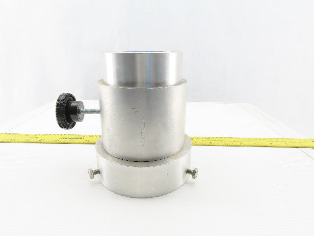 03167A0277 4" x 3-1/2" Rigid Duct Hose Radial Twist Cutoff Valve Damper
