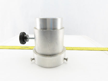 03167A0277 4" x 3-1/2" Rigid Duct Hose Radial Twist Cutoff Valve Damper