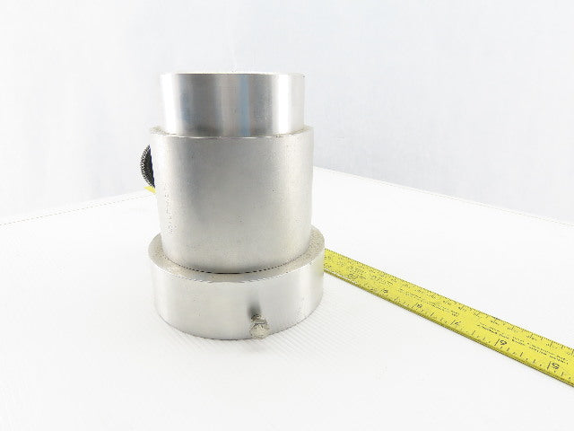 03167A0277 4" x 3-1/2" Rigid Duct Hose Radial Twist Cutoff Valve Damper