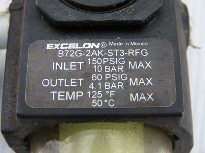 Excelon B72G-2Ak-ST3-RFG Filter Regulator 150PSIG