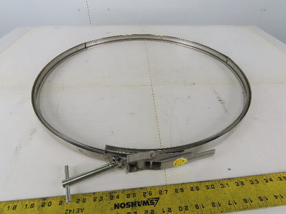 Clampco 995J4-2312 23" V Clamp Back Stainless Steel Hinged
