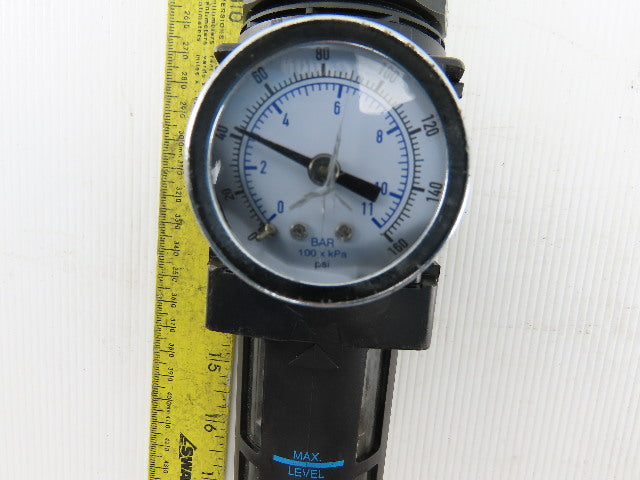Wilkerson B18-C4-FKG0 Compressed Air Pneumatic Filter Regulator 0-125PSIG