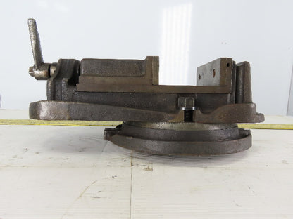 L-W Chuck 4" Throat 6-1/2"Machine Machinist Vise Swivel Base Hard Jaws