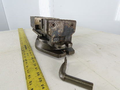 4-1/2" Throat 6" Machinist Swivel Base Vise Hard Jaws