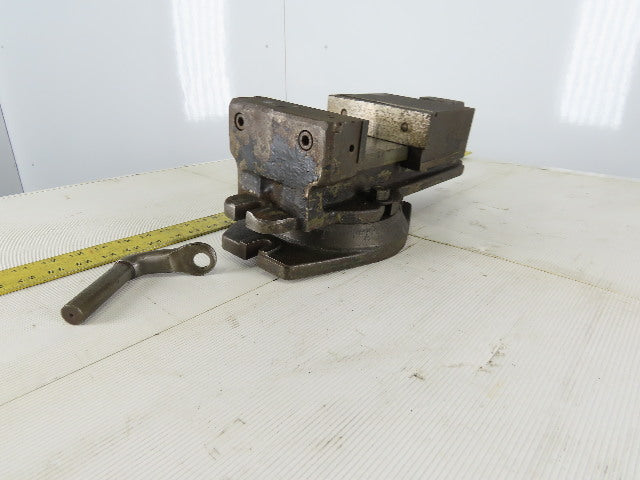 4-1/2" Throat 6" Machinist Swivel Base Vise Hard Jaws