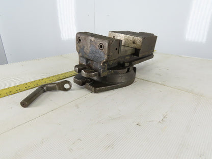 4-1/2" Throat 6" Machinist Swivel Base Vise Hard Jaws
