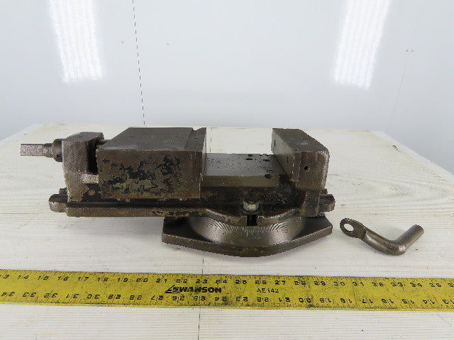 4-1/2" Throat 6" Machinist Swivel Base Vise Hard Jaws