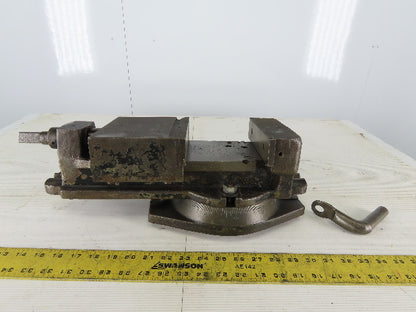 4-1/2" Throat 6" Machinist Swivel Base Vise Hard Jaws