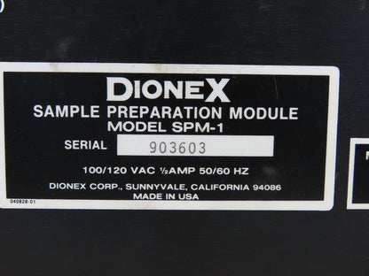 Dionex SPM-1 100/120VAC Laboratory Chromatography Sample Preparation Module