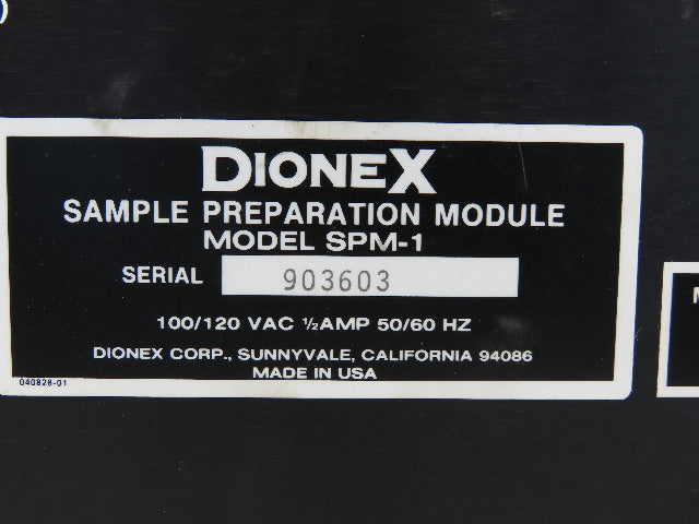 Dionex SPM-1 100/120VAC Laboratory Chromatography Sample Preparation Module