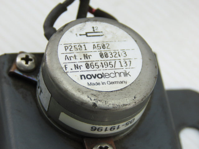 Novatechnik P2501 A502 Potentiometer Assembly 003202
