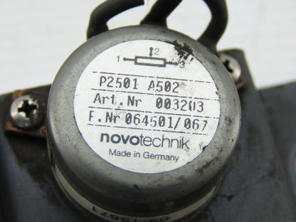 Novatechnik P2501 A502 Potentiometer Assembly 003202