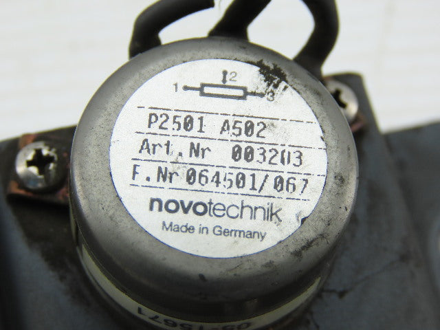 Novatechnik P2501 A502 Potentiometer Assembly 003202