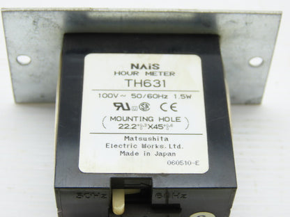 Nais TH631 Hour Meter 100V 50/60Hz 1.5W