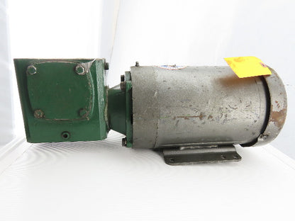 Baldor CM3554T 1/2Hp Gear Motor 208-230/460V 3Ph 10:1 Ratio 7/8" Shaft 174RPM