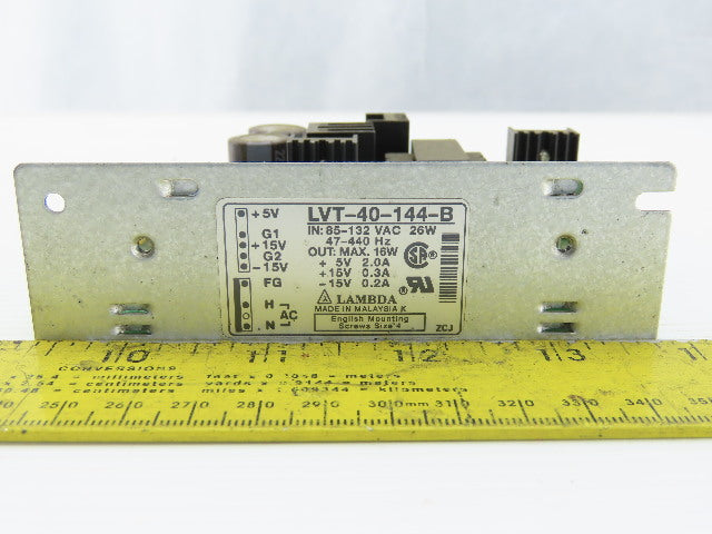 Lambda Electronics LVT-40-144-B Power Supply 85-132VAC 26W 47-440Hz 2.0A