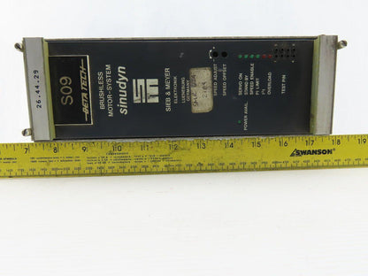 Sieb & Meyer 26.44.29 Brushless Motor System Sinudyn
