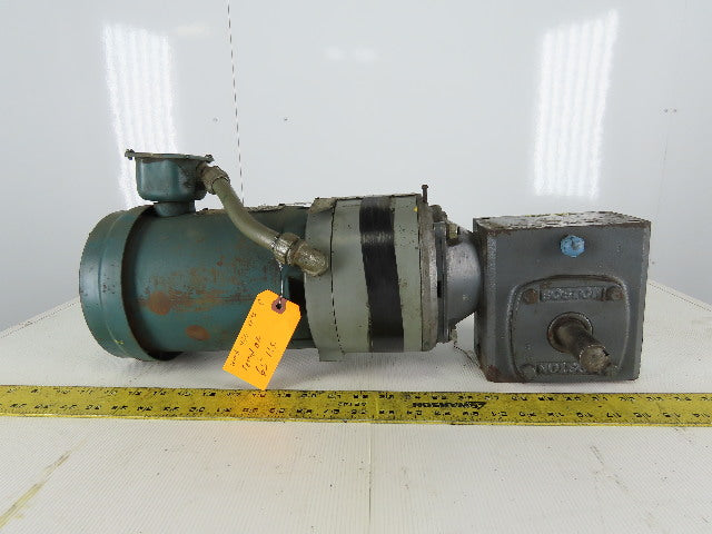 Boston Gear F721-40-B5-G 3/4Hp Gear/Brake Motor 230/460V 3Ph 40:1 Ratio