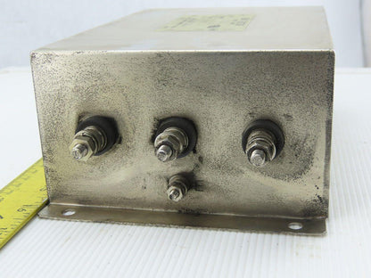 Soshin NF3050A-Z EMI Filter 3 Phase 3 Wire 50 A 250VAC 50/60Hz