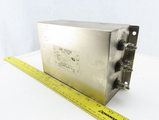 Soshin NF3050A-Z EMI Filter 3 Phase 3 Wire 50 A 250VAC 50/60Hz