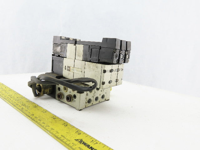 SMC VZS3650-5FZ Pneumatic Vale Manifold Block W/VVZS3000-22A