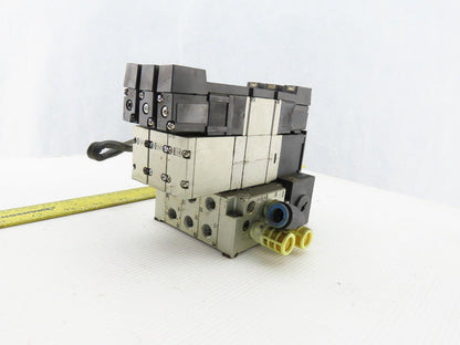 SMC VZS3650-5FZ Pneumatic Vale Manifold Block W/VVZS3000-22A