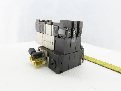 SMC VZS3650-5FZ Pneumatic Vale Manifold Block W/VVZS3000-22A