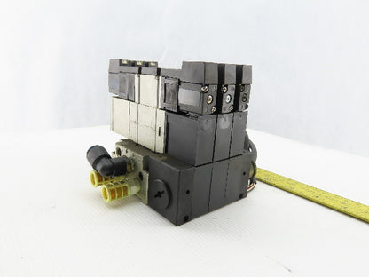 SMC VZS3650-5FZ Pneumatic Vale Manifold Block W/VVZS3000-22A