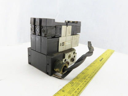 SMC VZS3650-5FZ Pneumatic Vale Manifold Block W/VVZS3000-22A