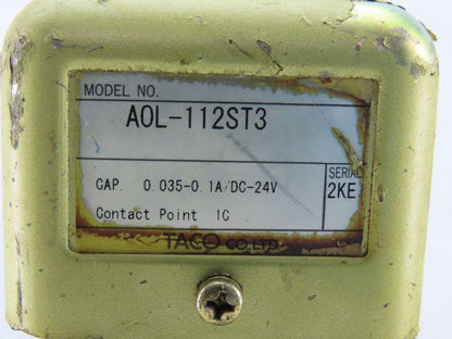 Taco A0L-112ST3 Air Cylinder 0-.2 Mpa 3/8" NPT ports 24V